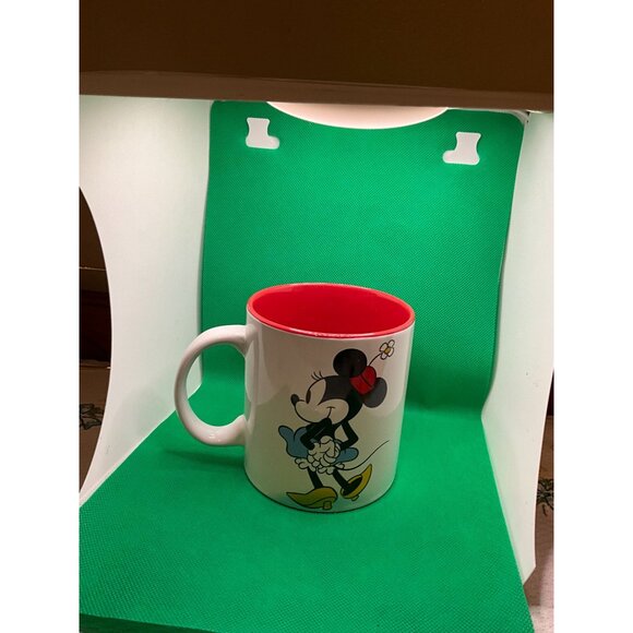 Disney Minnie Mouse Mug "Michelle" Personalized 3.75" Tall Red Interior & Handle - Picture 6 of 7